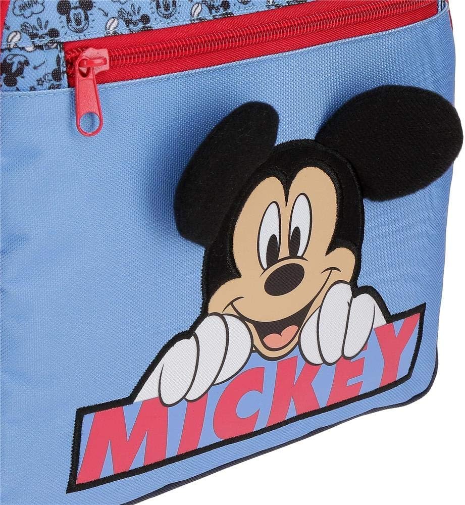 Disney Mickey Moods An Trolley anpassbarer Rucksack Rot 30x38x12 cms Polyester 13.68L Adaptable Ruck