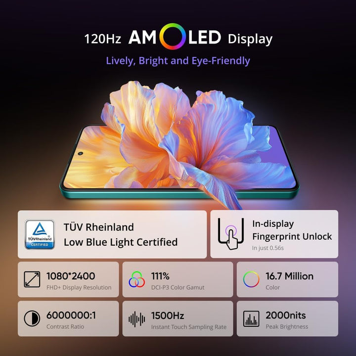 realme 14T 5G Smartphone 8+256GB, Dimensity 6300 5G Chipsatz, 6000mAh Titan Battery, 45W Fast Charge