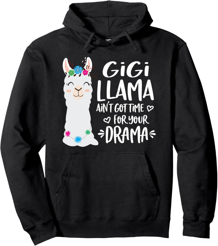 Gigi Llama Drama Alpaca Pullover Hoodie