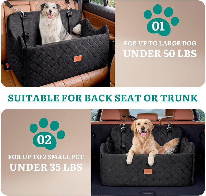 YITAHOME Hundesitz für grosse und mittelgrosse Hunde,Reisebettb Haustiere mit Memory Schaumstoff unt