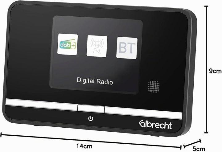 Albrecht DR 521 DAB+/UKW Radio-Tuner, Musik-Streaming, Farbdisplay