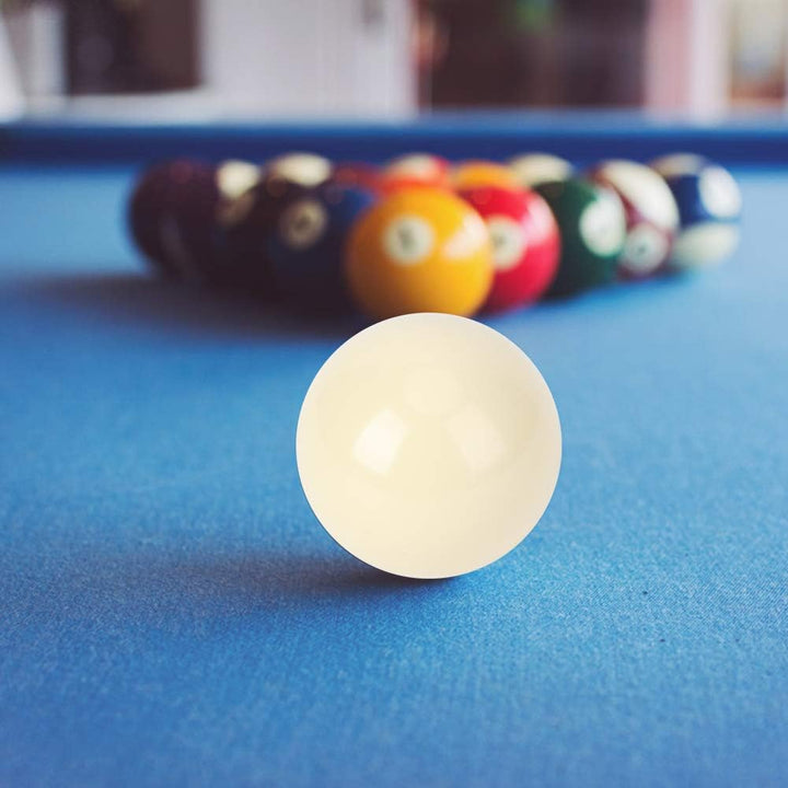 DEWIN Weisse Billardkugeln, 2 Stück Billardtisch Billardspielball Billardtisch Trainingsplatz Spielb