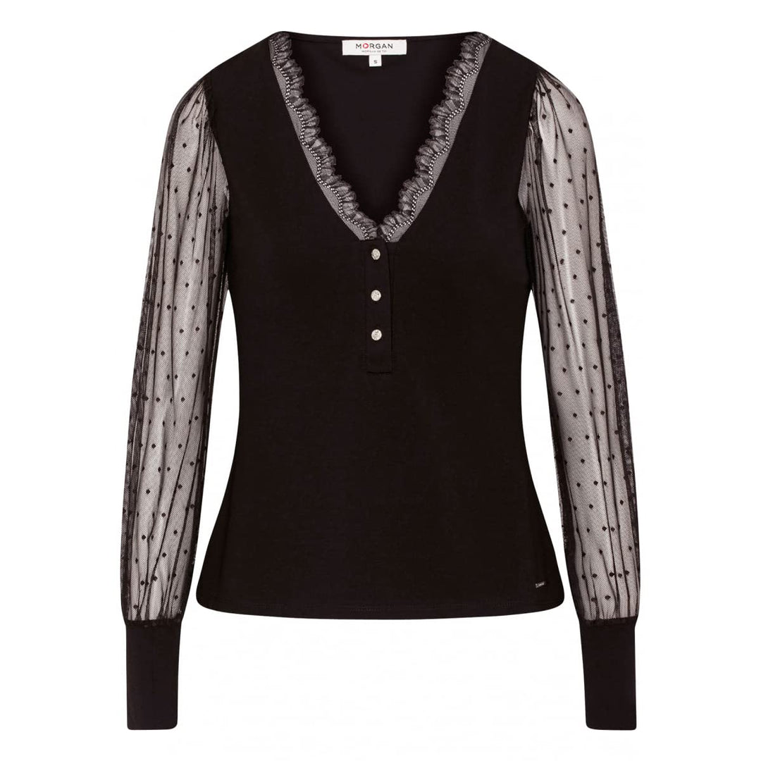 Morgan Damen t Shirt S Schwarz, S Schwarz