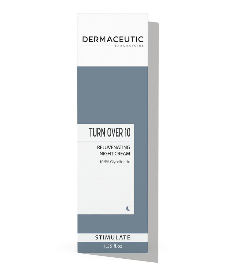 Dermaceutic Turnover - Verjüngende Nachtcreme - Anti-Aging-Creme mit Glykolsäure - Exfolierende, reg