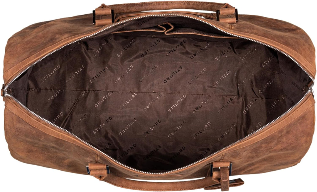 STILORD 'Herkules' Premium Reisetasche für Herren und Damen aus echtem hochwertigem Leder - EIN echt