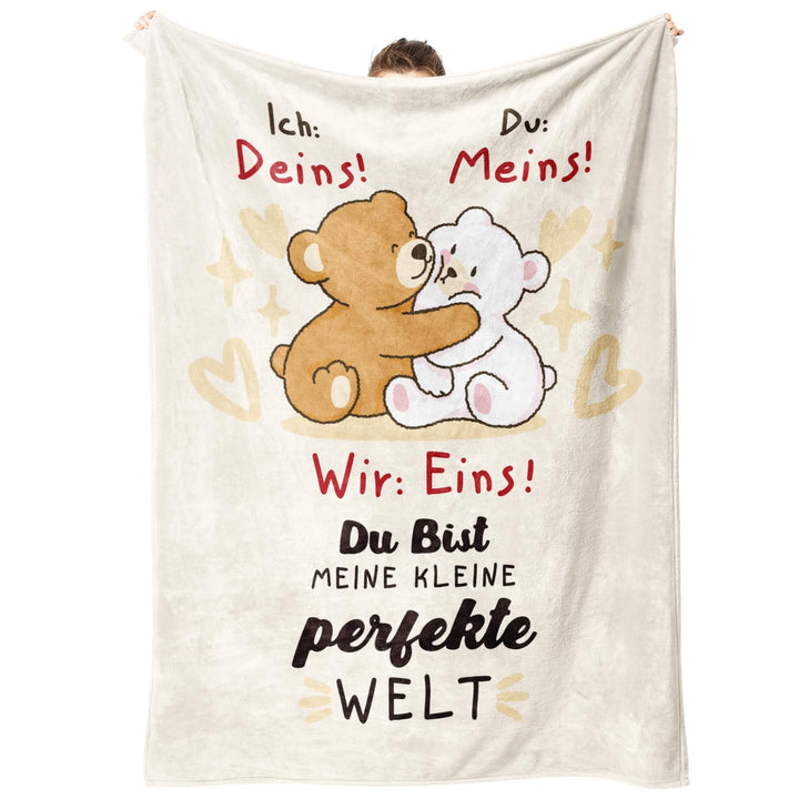 musaecoin Valentinstagsgeschenk für Ihn Sie, Geschenk für Sie ihn, Geschenk für Paar- Kuscheldecke,