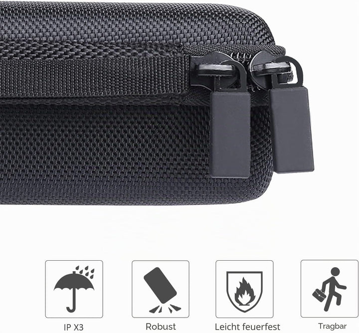 co2CREA Hart Reise Schutz Hülle Etui Tasche für Zoom F3 Multi-Track Field Recorder, Nur Hülle, für Z