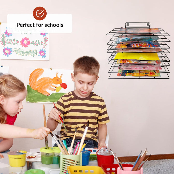 ODOXIA BILDER TROCKENGESTELL zur WANDMONTAGE mit Schrauben für Klassenzimmer | Hängendes Kleines Kun