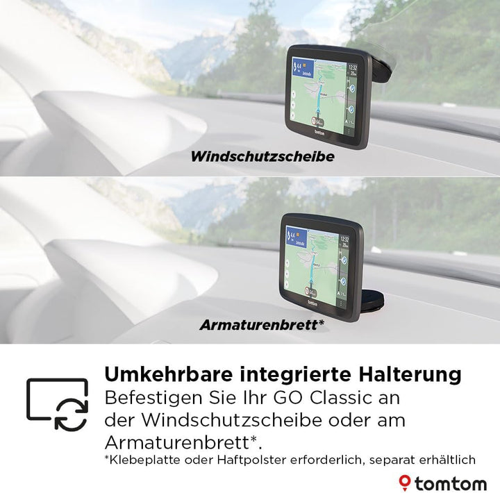 TomTom Pkw-Navi GO Classic 2nd (5 Zoll, Stauvermeidung Dank TomTom Traffic, Karten-Updates Europa in