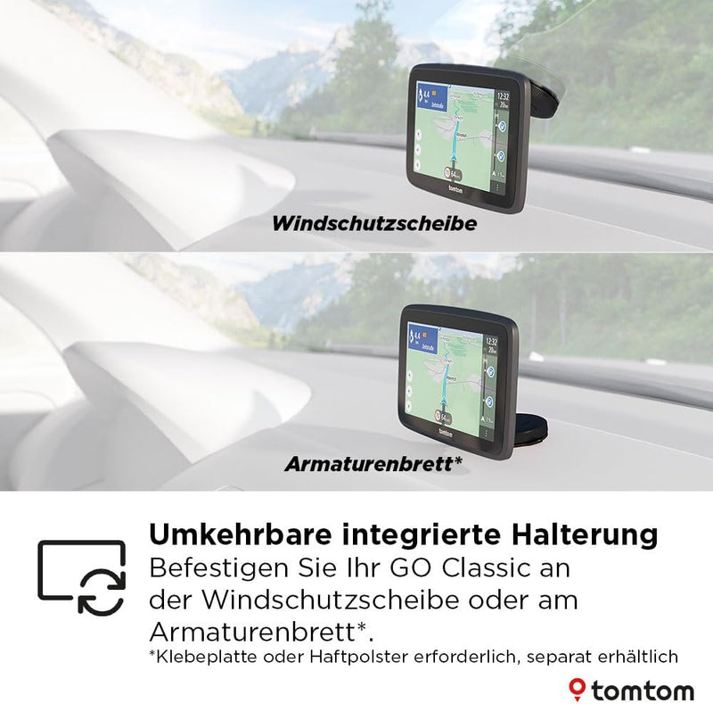 TomTom Pkw-Navi GO Classic 2nd (5 Zoll, Stauvermeidung Dank TomTom Traffic, Karten-Updates Europa in