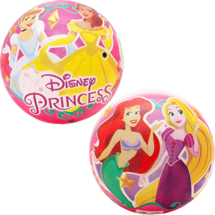 Toyland® 23 cm (9 Zoll) Prinzessinnen-Spielball – Aschenputtel, Ariel, Belle und Rapunzel – Spielzeu