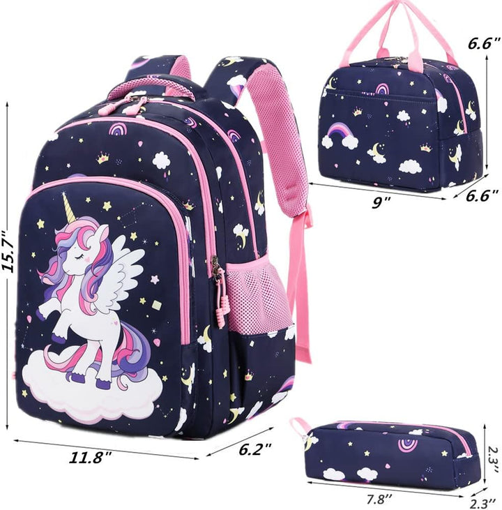 Jumpopack Mädchen Schulrucksack Teenager Rucksäcke Schule Mädchen Schultaschen für Kinder Rucksack K