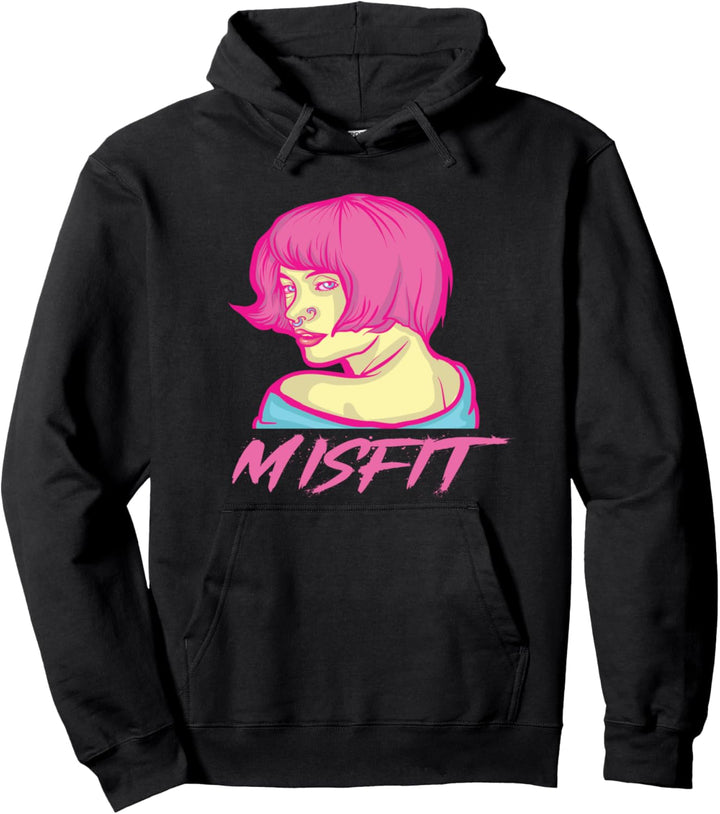 Misfit Pastell Goth Mädchen Anime Kawaii Pullover Hoodie