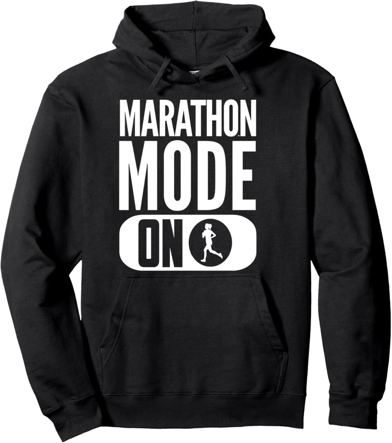 Marathon Mode On Pullover Hoodie