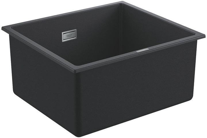 GROHE K700 Unterbau | Kompositspüle | granit schwarz | 31653AP0, 45.7 x 40.6 cm Grau (Granite Black)