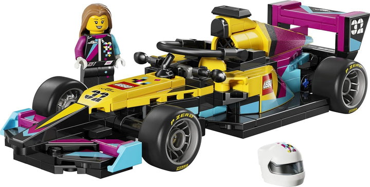 LEGO Speed Champions F1 Academy Rennwagen - Spielzeug Modellauto - Mit Formel 1 Rennfahrerin Minifig