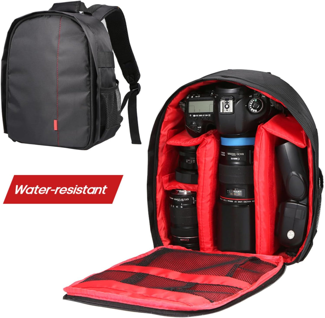 Andoer Kamerarucksack,DSLR Digital kameratasche Klein Spiegelreflex Fotorucksack Wasserdicht Kamera