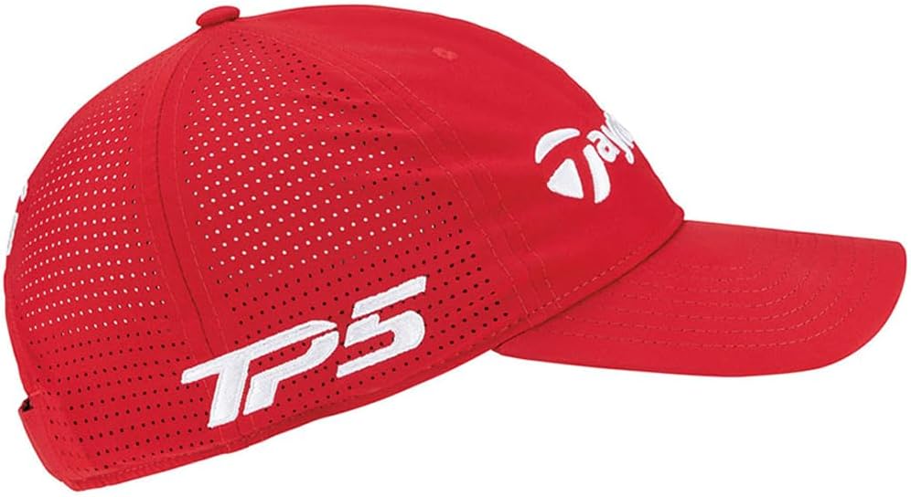 TaylorMade Herren Tour Litetech Golf Cap Baseballkappe, Einheitsgrösse Rot