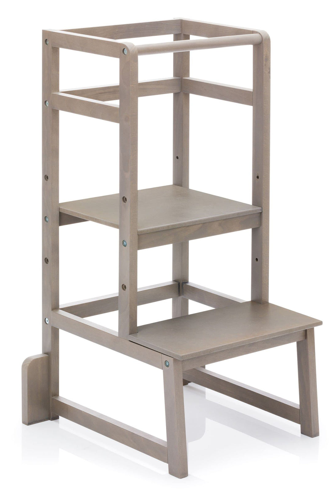 Fillikid Lernturm Tower höhenverstellbar 40 - 60 cm Hartholz grau | 1550-07