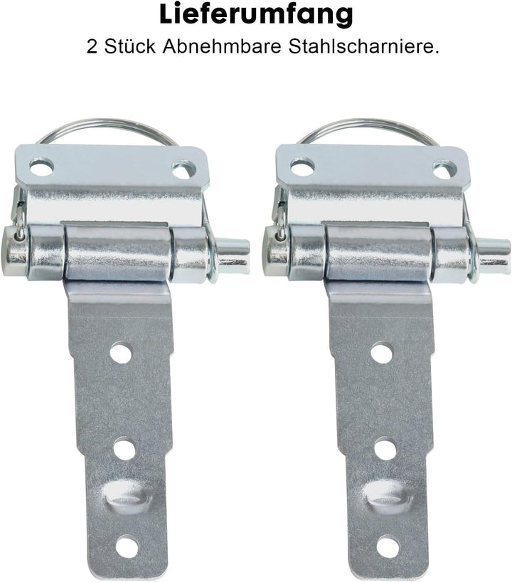Abnehmbare Stahlscharniere, D-Typ Autoscharnier, abnehmbare Stift-Hardware passend für Anhänger, LKW