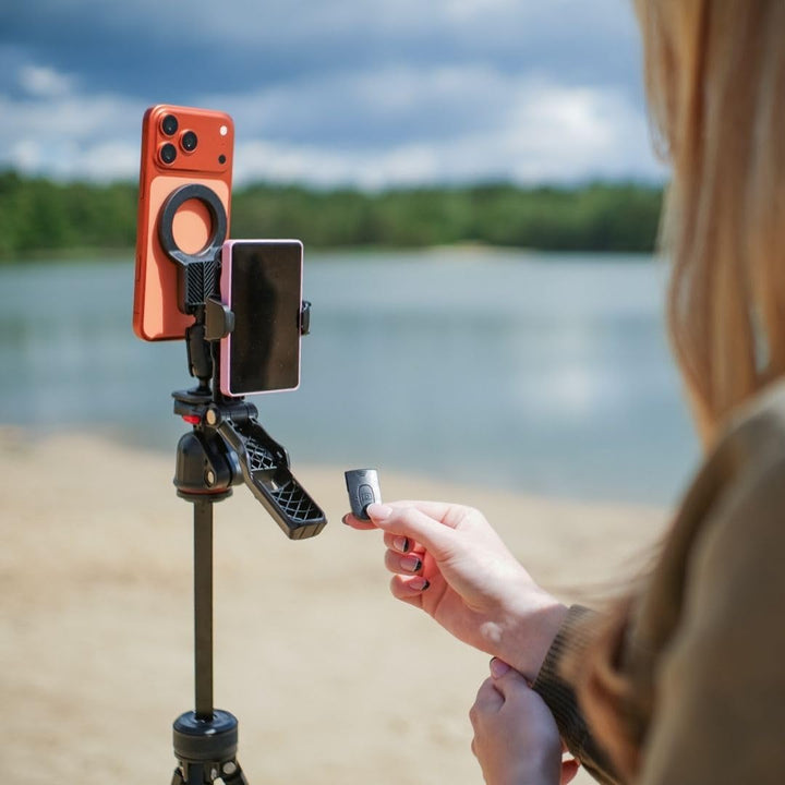 MOJOGEAR VS4 Touchscreen Selfie Vlog Monitor — Drahtloser 3,97 Zoll Monitor für Vlogging mit Smartph