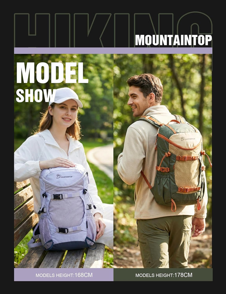 Mountaintop 20L Wanderrucksack Herren Damen Trekkingrucksack Reiserucksack Outdoor Rucksack Trekking