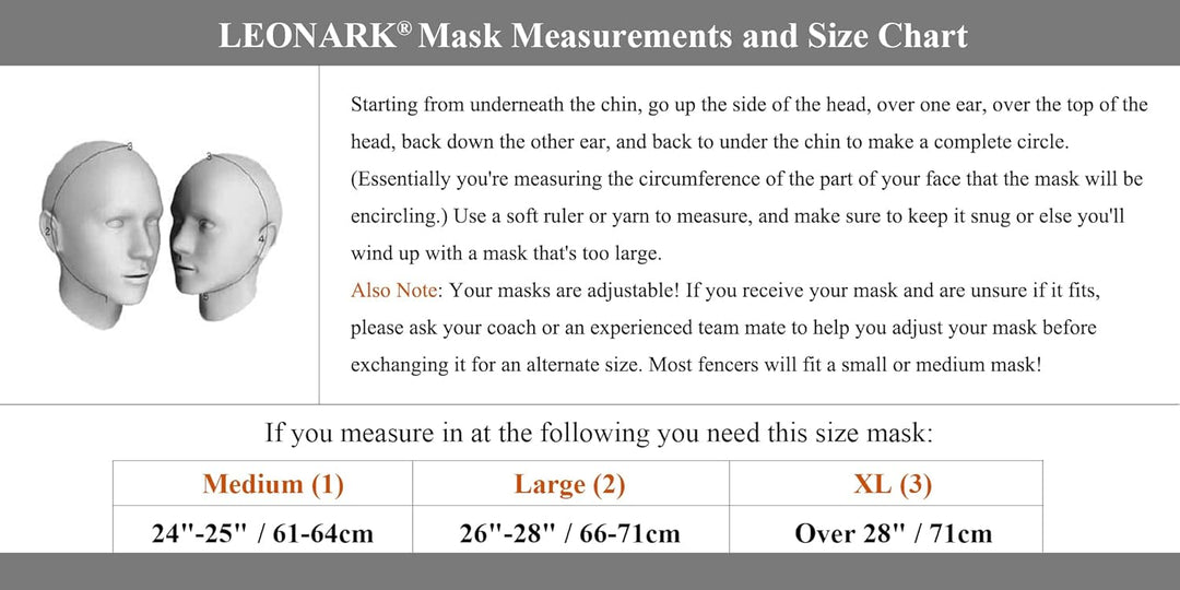 LEONARK Armory Hema Helm – Fechttrainer-Maske – 1600N National Grade Masque – Fechtschutzausrüstung