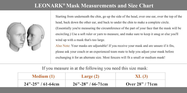 LEONARK Armory Hema Helm – Fechttrainer-Maske – 1600N National Grade Masque – Fechtschutzausrüstung
