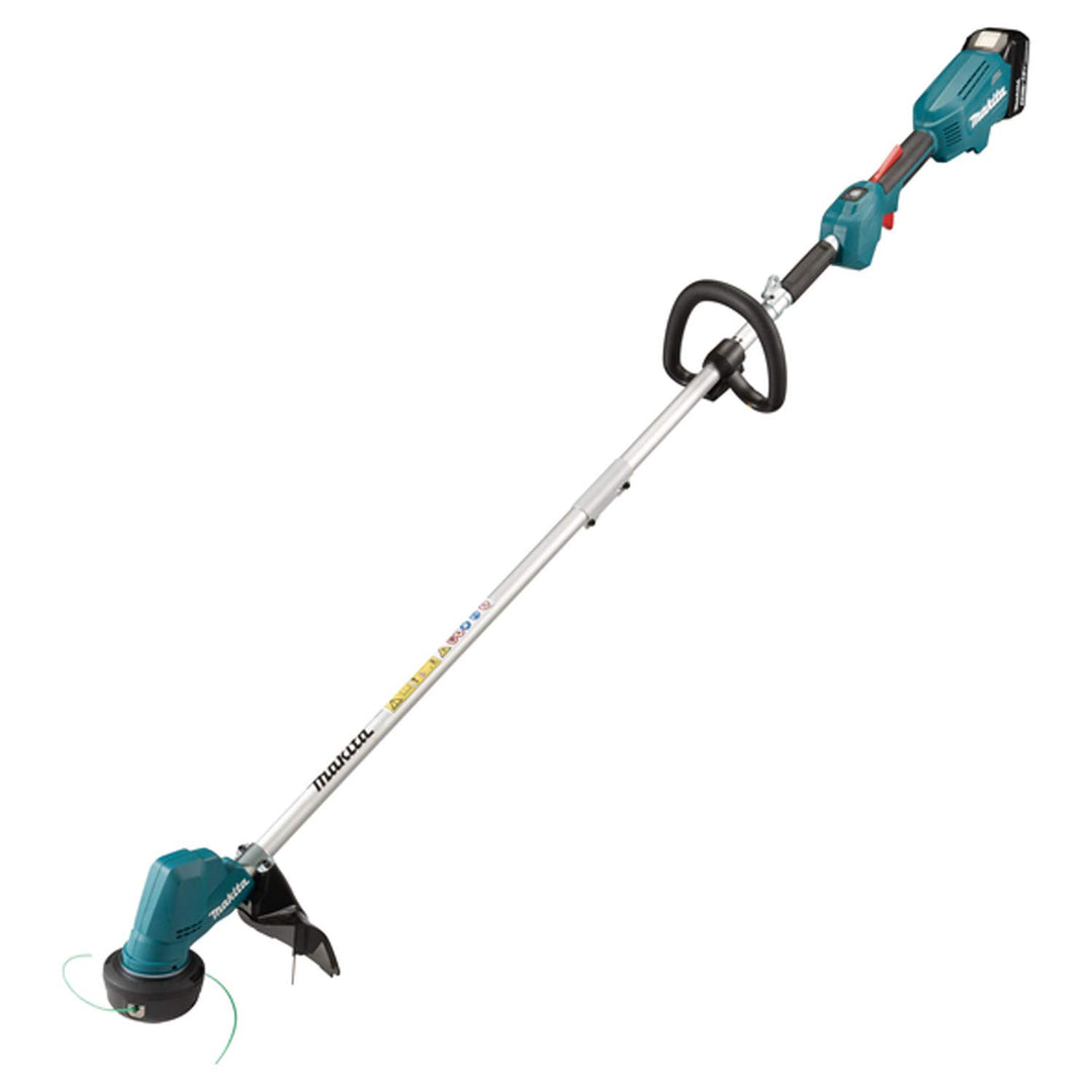 Makita DUR192LRT Akku-Rasentrimmer 18V / 5,0 Ah, 1 Akkus + Ladegerät, Petrol