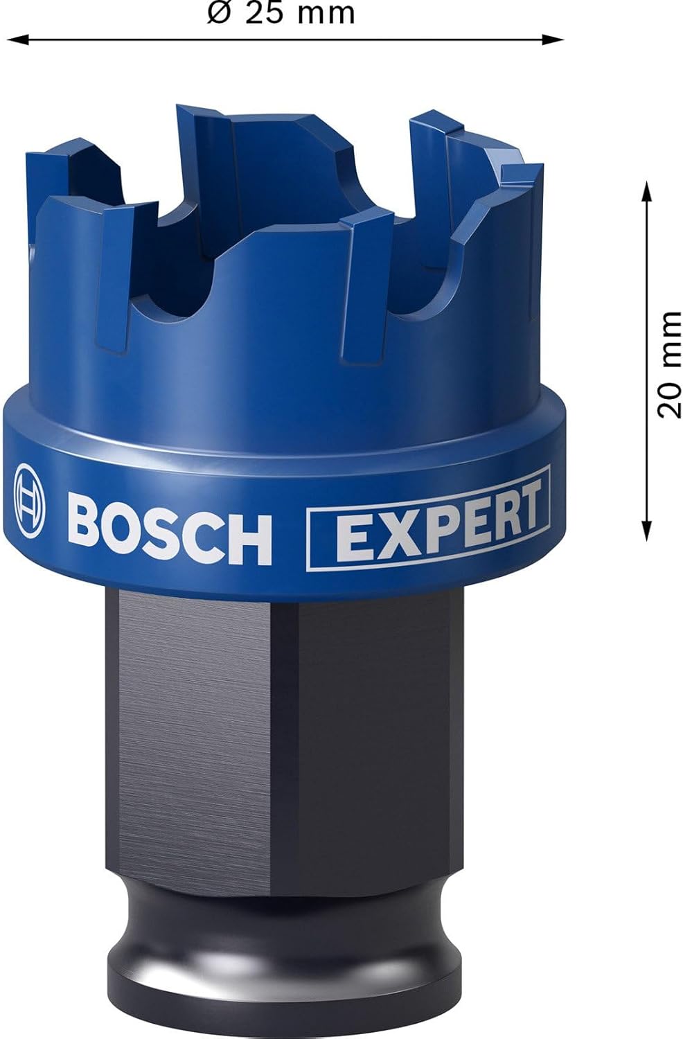 Bosch Accessories 1x Expert Sheet Metal Lochsäge (für Stahlbleche, Edelstahlbleche, Ø 27 mm, Zubehör