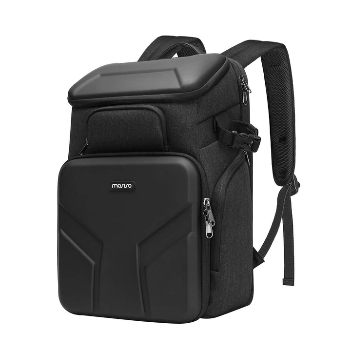 MOSISO Kamera Rucksack, DSLR/SLR/Spiegellose Fotografie Wasserdicht 17,3 Zoll Kamera Tasche mit Fron