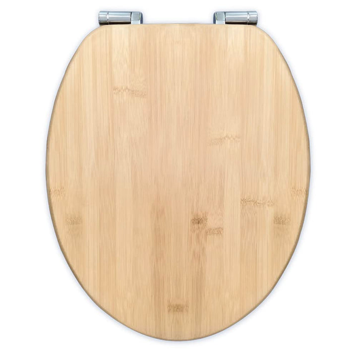 Bath4U Bambus Toilettendeckel | mit Absenkautomatik | Nachhaltige Klobrille | aus hochwertigem Bambu