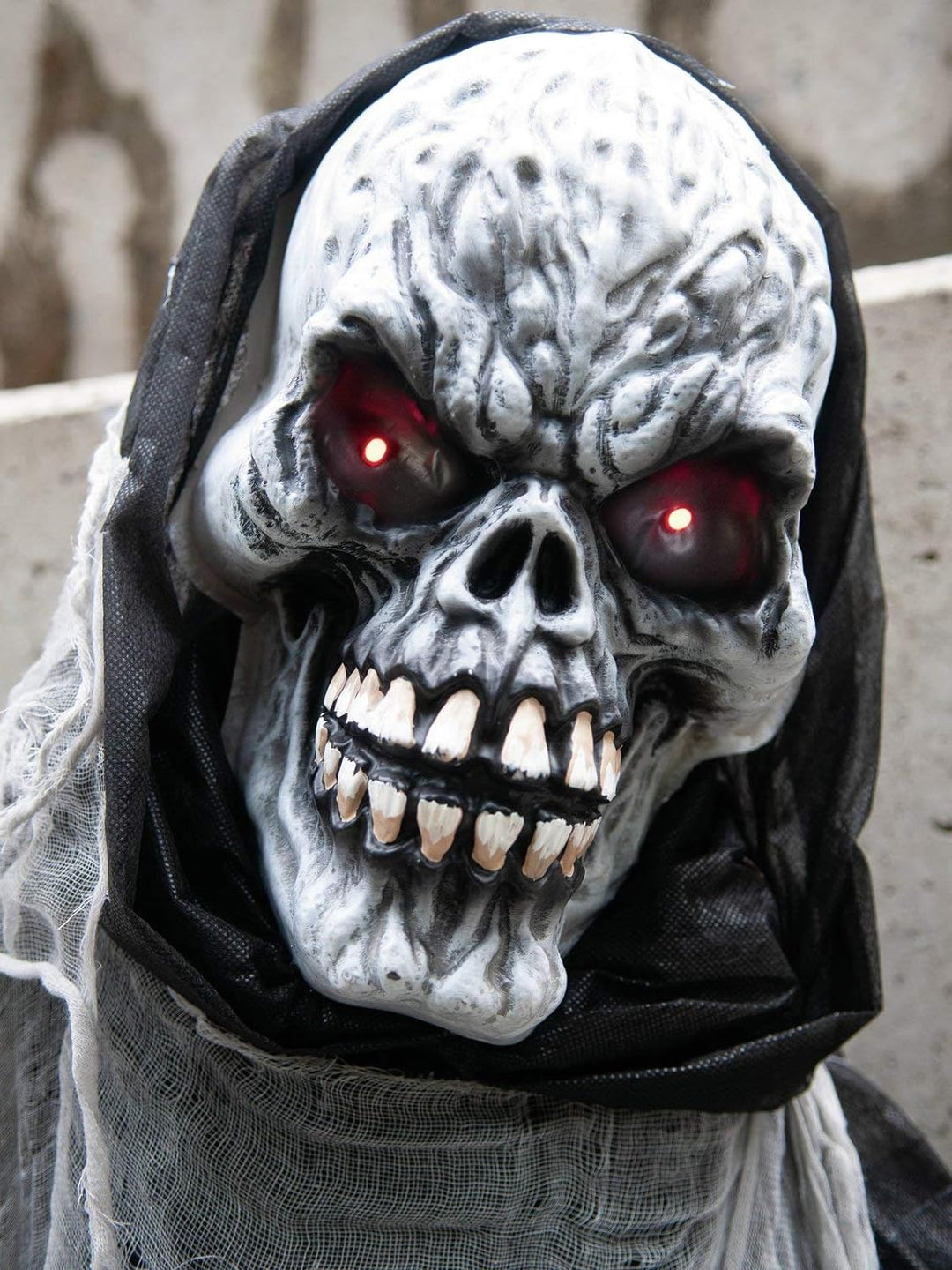 EUROPALMS Halloween Figur Death Man, 68cm | Gevatter Tod als animierte Standfigur