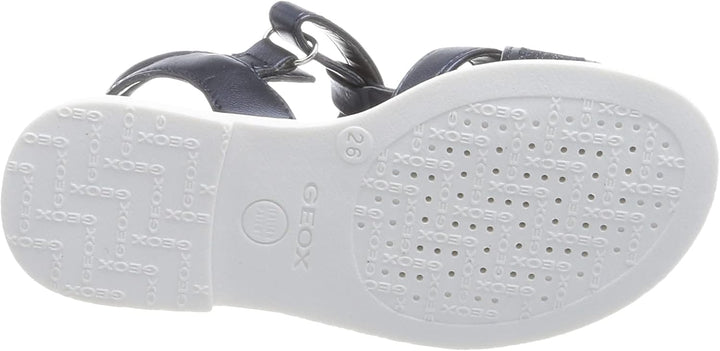Geox Mädchen J Sandal Karly GirlSandal 24 EU Navy, 24 EU Navy