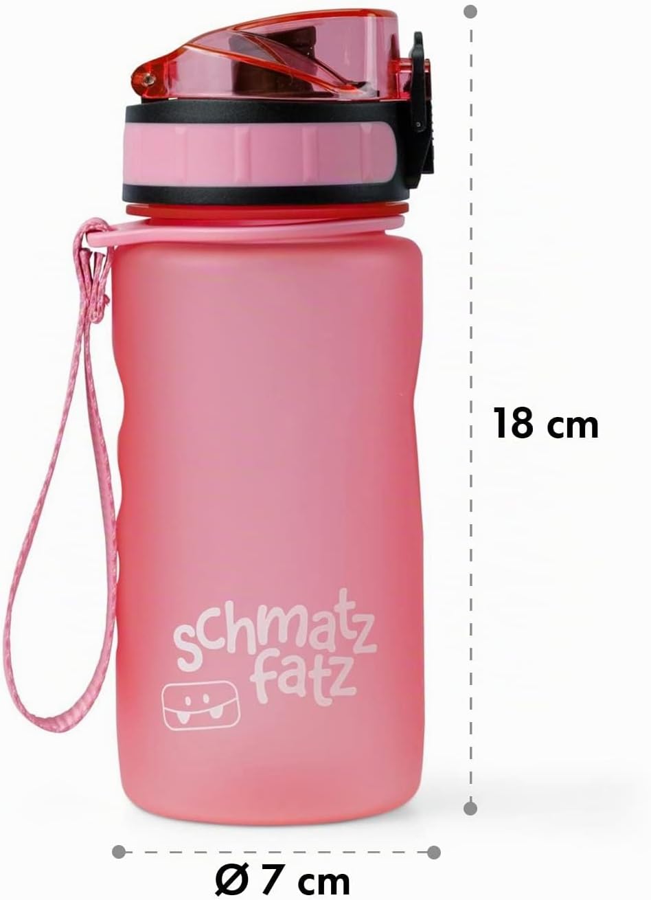 schmatzfatz Klarstein Sportflasche, Sport-Wasserflasche, hält kaltes Wasser, Trinkflasche für Erwach