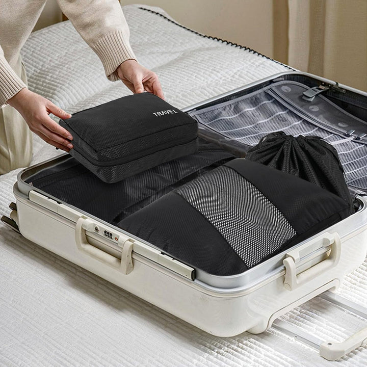Koffer Organizer Set 6-teilig, Packing Cubes Verpackungswürfel, Packtaschen für Koffer Reiseorganize