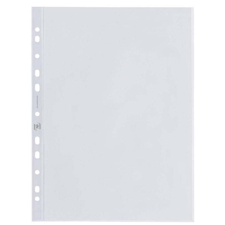 Oxford Prospekthüllen "Premium" DIN A4, glasklar, oben offen, 100er Pack A4 (100 Stück) Standard - g