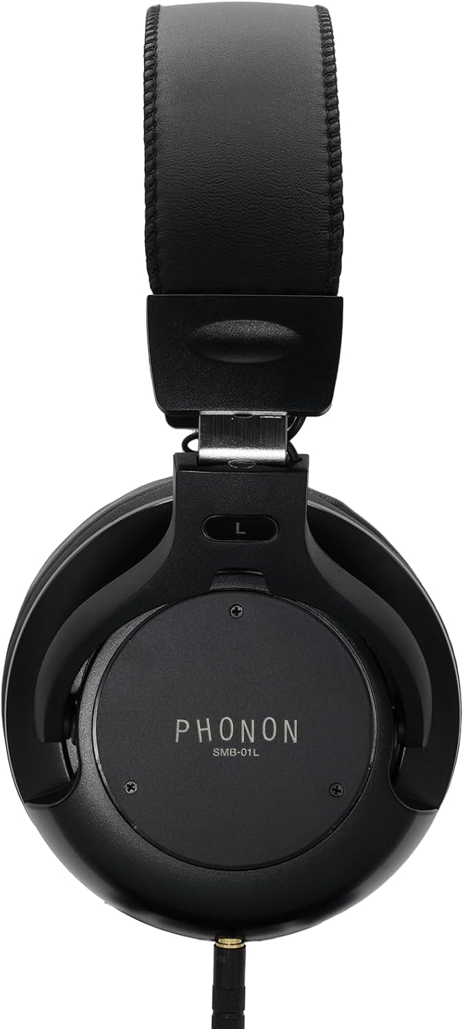 PHONON SMB-01L Professioneller Studio-Monitoring-Kopfhörer, Umschaltbar Zwischen Geschlossenem und H