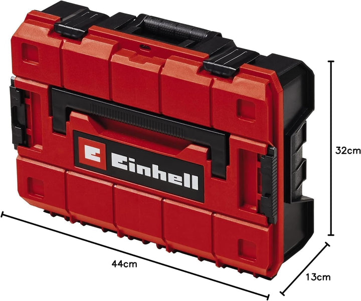 Einhell Systemkoffer E-Case S-F (für universelle Aufbewahrung von Werkzeug, 44x32x13 cm Aussenmasse,