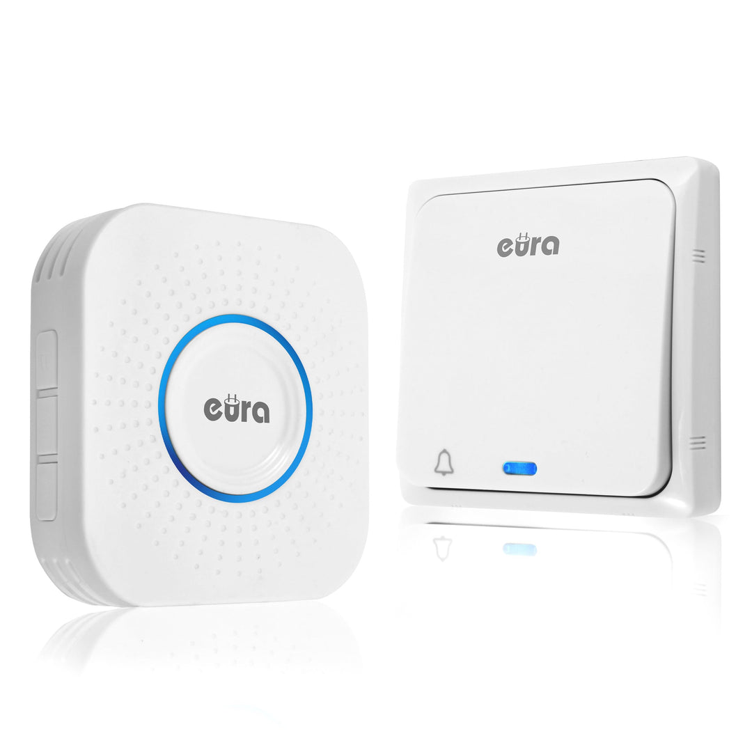 Eura Batterielose Funk-Türklingel CHILL-OUT WDP-82H2 von Eura, Aussenbereich Wasserdicht Kabellose K