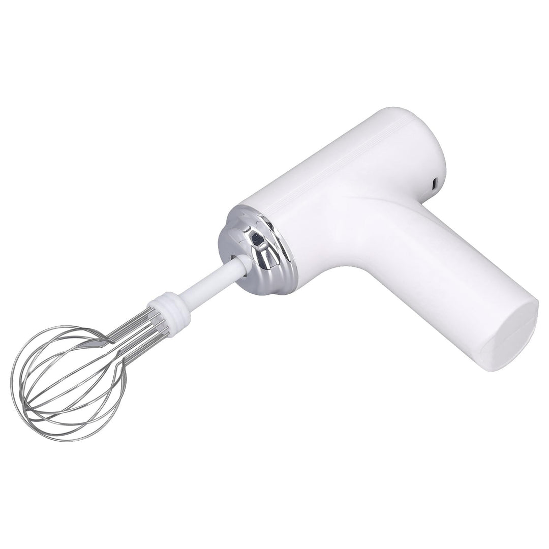 Luqeeg Elektrischer Schneebesen, Handmixer Hand-Eierbesen, Kabelloser Elektrischer Küchen-Handmixer