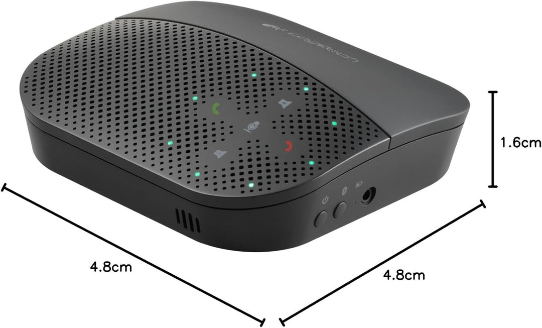 Logitech P710e Speakerphone Kabellose Freisprecheinrichtung, Lautsprecher mit Bluetooth- & NFC-Verbi