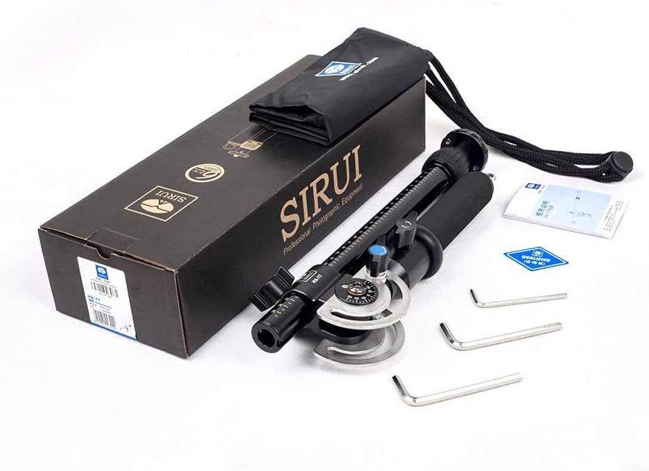 Sirui HA-77 Teleskop-Auslegearm (Horizontalarm 77 cm mit Lasthaken, Belastbar bis 5 kg) schwarz