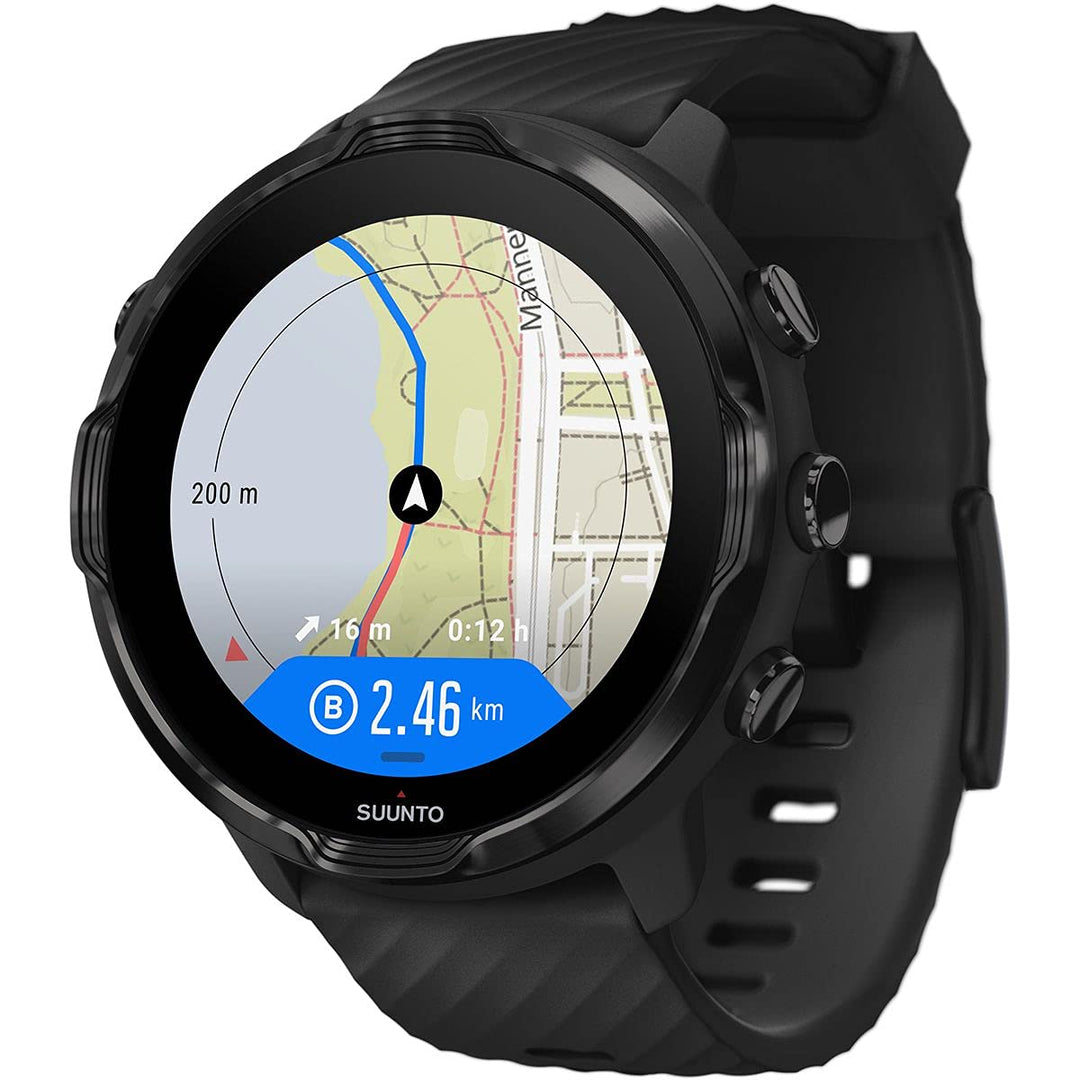 Suunto 7 Smartwatch with Versatile Sports Black, Black