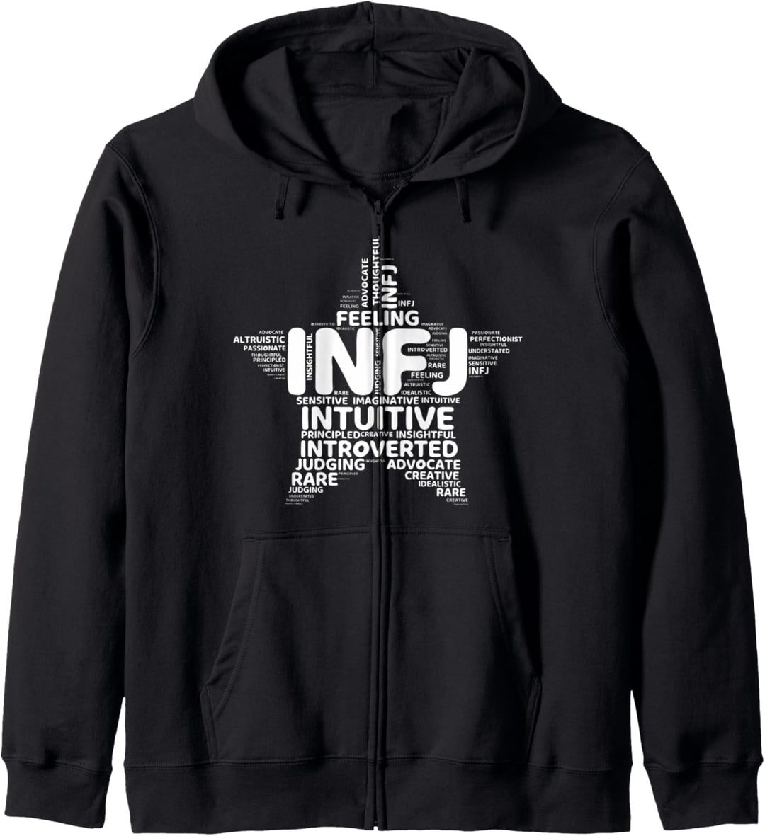 INFJ Advocate Funny Introvert Persönlichkeitsbeziehung Kapuzenjacke