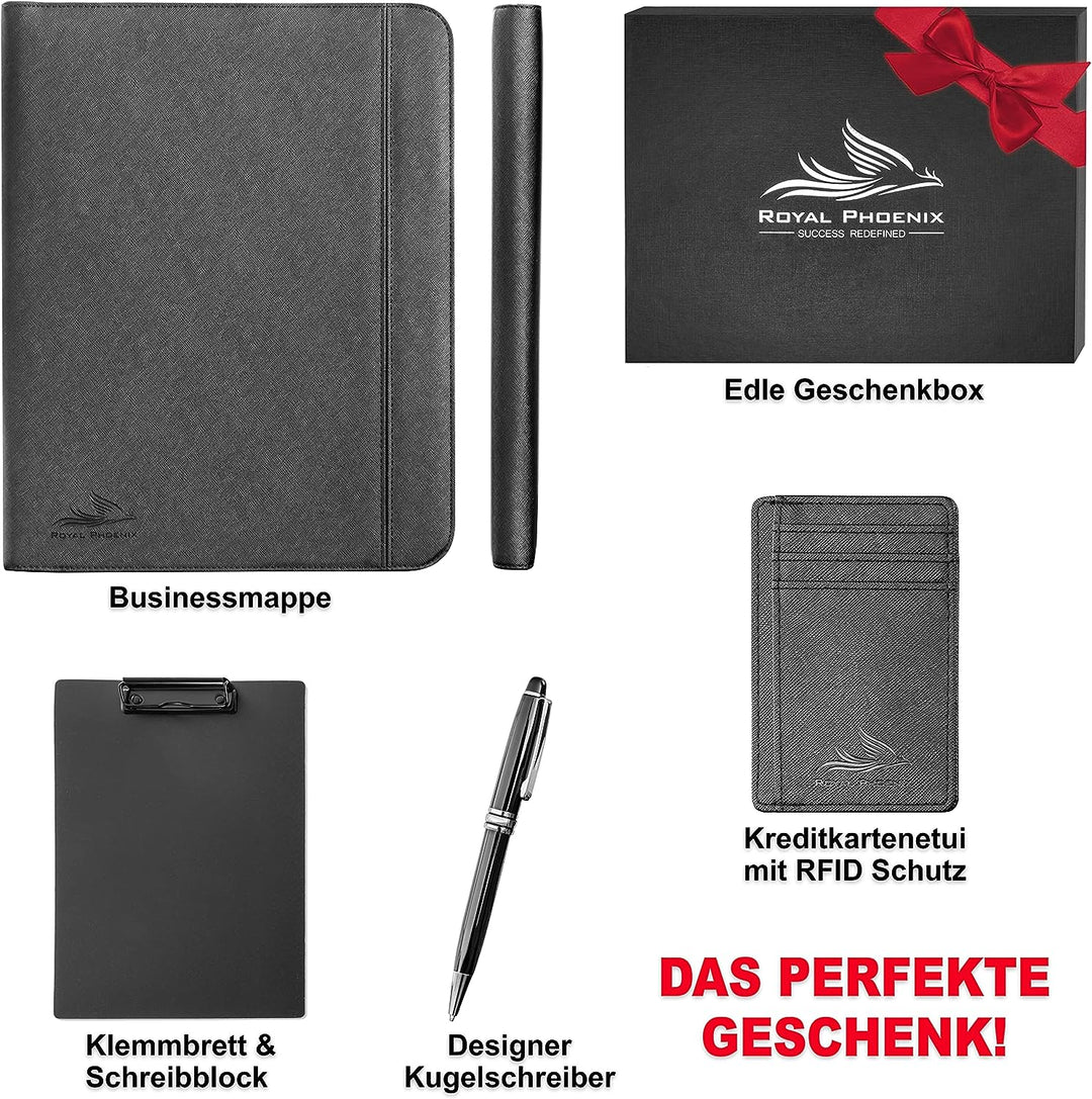 Royal Phoenix® Business Schreibmappe A4 &