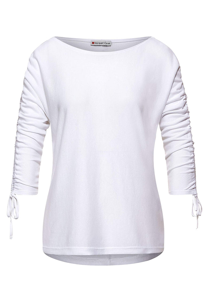Street One Damen T-Shirt, Weiss
