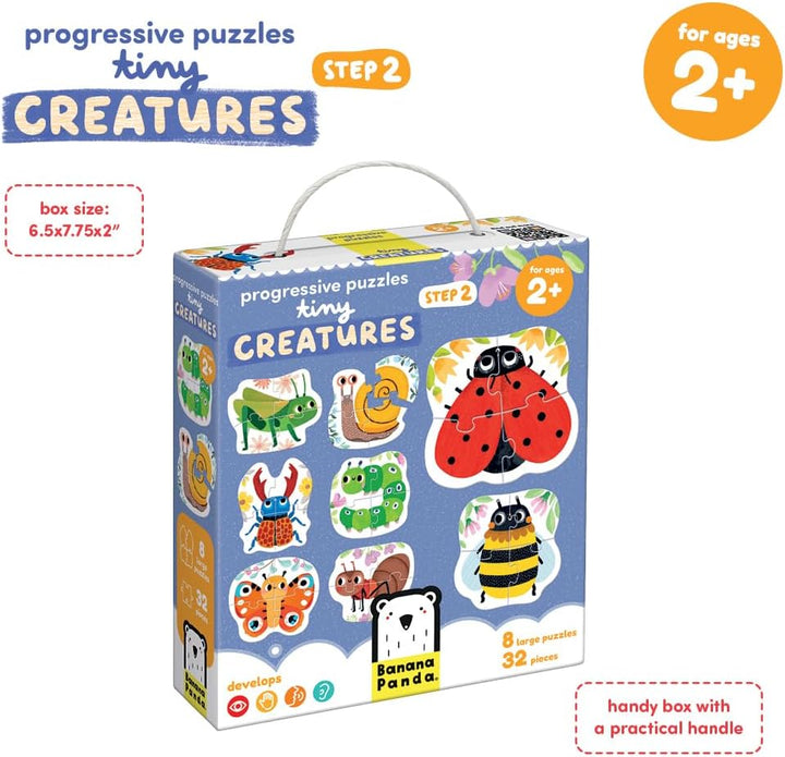 Banana Panda Schritt für Schritt kleine Tiere puzzeln 2+ Tiny Creatures 2+, Tiny Creatures 2+