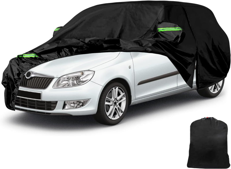 Auto Abdeckung für 1999-2021 Skoda Fabia hatchbac Oxford Baumwolle Wasserdicht für Regen Sonne Staub