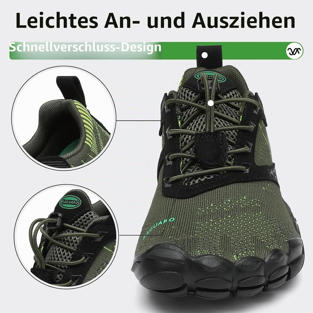 SAGUARO Herren Damen Barfussschuhe Wanderschuhe Traillaufschuhe Minimalistische Outdoor Wassersports